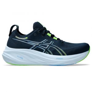 ASICS Gel-Nimbus 26 Bleu et Vert - Chaussure de Running Homme