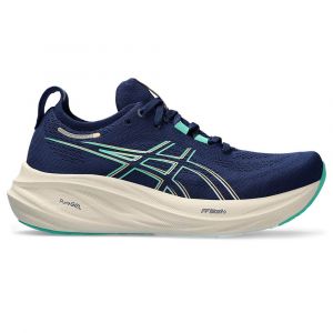 ASICS Gel-Nimbus 26 BLUE EXPANSE/AURORA GREEN - Chaussure de Running Femme