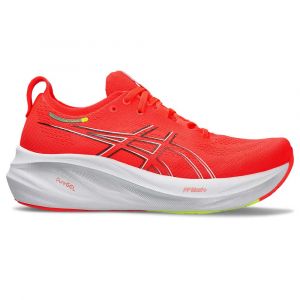 ASICS Gel-Nimbus 26SUNRISE RED/PURE SILVER - Chaussure de Running Femme