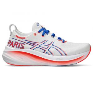 
ASICS Gel-Nimbus 26 WHITE/SUNRISE RED  - Chaussure de Running Femme
