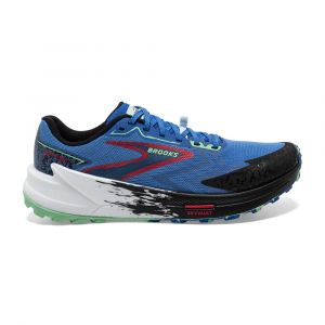 Brooks Catamount 3 victoria blue/black/spring bud - Chaussure de Trail - Running Homme - Image 1