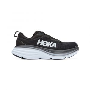 Chaussures running HOKA Homme | HOKA Bondi 8 WIDE Black / White pour homme | 1127953-BWHT