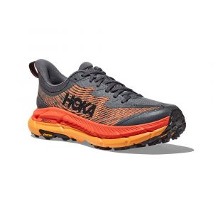 HOKA Mafate Speed 4 Noire et Orange pour Homme