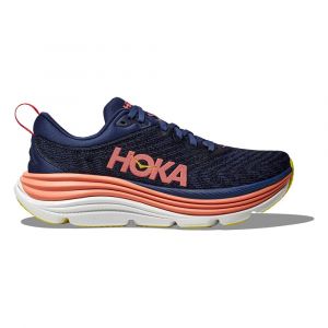 HOKA GAVIOTA 5 Bleue et Orange pour Femme