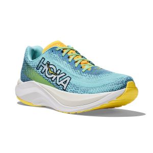 HOKA MACH X Bleue et Verte pour Homme