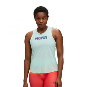 HOKA Débardeur AIROLITE RUN TANK Bleu pour Femme