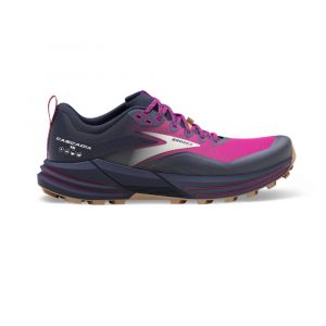 Chaussures Trail  Brooks Cascadia 16 W Peacoat/Pink/Biscuit pour femme | 1203631B425