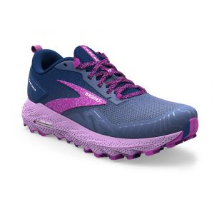 BROOKS CASCADIA 17 Bleue et Rose pour Femme