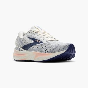 BROOKS Adrenaline GTS 24 Femme Grey/Blue Ribbon/Peach