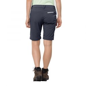 Jack Wolfskin Pantalon Overland Zip Away W Gris pour Femme