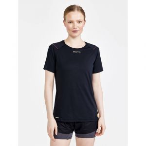 CRAFT Tee-Shirt PRO HYPERVENT SS TEE Noir pour Femme |1910433-999486