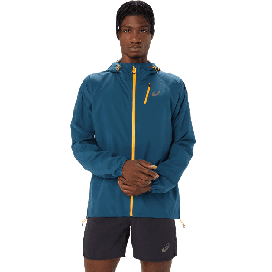 ASICS FUJITRAIL WATERPROOF JACKET Homme MAGNETIC BLUE