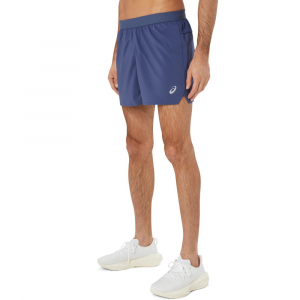 Asics Short Road 5in Bleu pour Homme