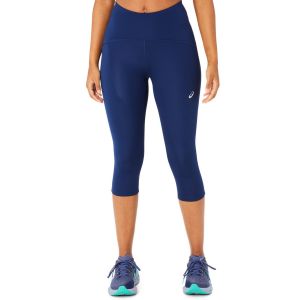 ASICS Collant ROAD HIGH WAIST CAPRI TIGHT Bleu pour Femme