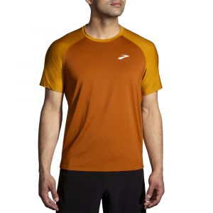 BROOKS ATMOSPHERE SHORT SLEEVE 2.0 Homme HAZELWOOD/OCHRE - 211455279