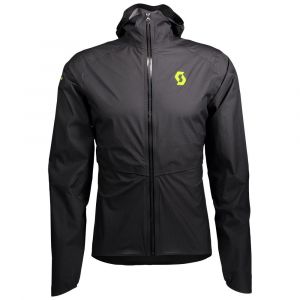 Scott Veste imperméable RC Run WP Noire et Jaune pour Homme