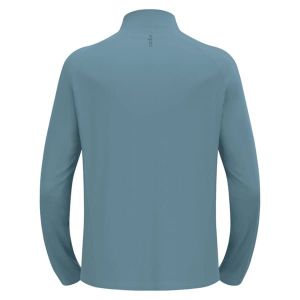 ODLO ESSENTIAL CERAMIWARM / Mid layer 1/2 zip Bleu pour Homme