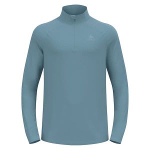 ODLO ESSENTIAL CERAMIWARM / Mid layer 1/2 zip Bleu pour Homme