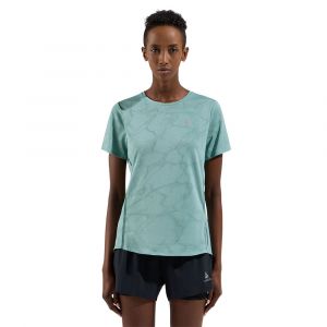 ODLO T-SHIRT CREW CHILL-TEC manches courtes Femme ARCTIC MELANGE