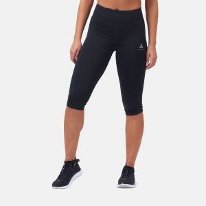 ODLO Collant 3/4 ESSENTIAL Noir pour Femme