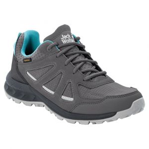 Jack Wolfskin Woodland 2 Texapore low W Grise et Bleue pour Femme