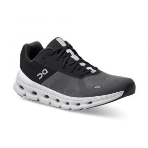 On Running Cloudrunner Noire Blanche et Grise pour Homme