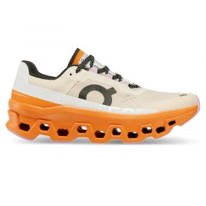 Chaussures entraînement et compétition running performantes et légères pour coureuses à foulée neutre On Running Cloudmonster Fawn | Turmeric pour femme | 61.98652_1