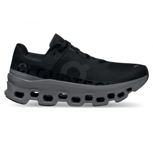 Chaussures entraînement et compétition running performantes et légères pour coureuses à foulée neutre On Running Cloudmonster Black | Magnet pour femme | 61.99024_1