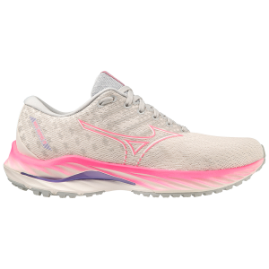 MIZUNO WAVE INSPIRE 19 Blanche et Rose pour Femme