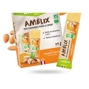 Overstim.s Amelix saveur Orange confite | Barre de 25g