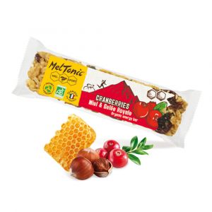 Nutrition sportive Meltonic | Barre énergétique Meltonic Barre céréales BIO saveur Cranberries & Noisettes grillées - Barre de 30g | 140944