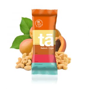 Tā ENERGY Barre énergétique bio Abricot et Acajou| Barre de 38g - TA60104