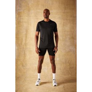 Aerth Tee-Shirt Stadium Tee Black - Tee-Shirt de Running Homme