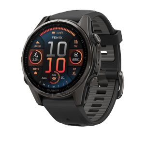 GARMIN FĒNIX 8 43mm  SAPPHIRE AMOLED  TITANE-CARBONE GREY