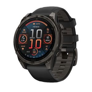 GARMIN FĒNIX 8  47 mm SAPPHIRE AMOLED  TITANE-CARBONE GREY