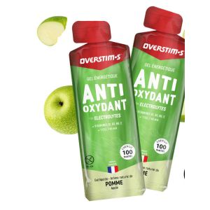 Gel énergétique antioxydant & magnésium Overstim.s saveur Pomme Verte