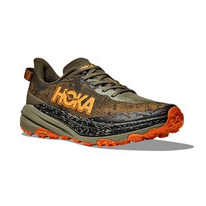 HOKA M SPEEDGOAT 6 Vert Orange pour Homme