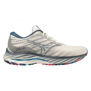 Chaussure de running Mizuno| MIZUNO WAVE RIDER 26 Femme Swhite/Silver/IbizaBlue| J1GD226321