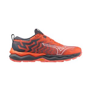 MIZUNO WAVE DAICHI 8 Femme HOT CORAL/WHITE/TURBULENCE