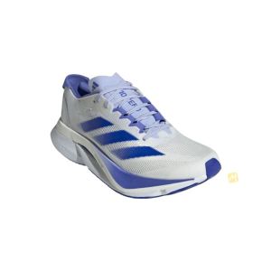 ADIDAS ADIZERO BOSTON 12 W Blanc Bleu pour Femme