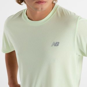 NEW BALANCE Tee-shirt jaune pour Homme