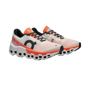 ON RUNNING CLOUDMONSTER 2 Blanche Orange pour FEMME