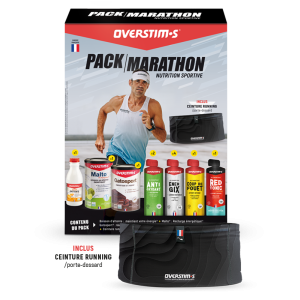 Overstim.s Pack Marathon avec Ceinture Running/Porte-Dossard