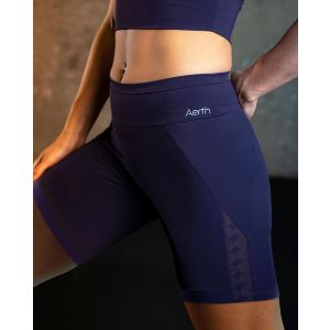 AERTH Prenium Short Tight Bleu - Short de Running Femme