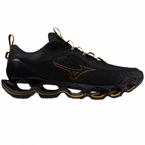 MIZUNO WAVE PROPHECY 13 Noir et Or pour homme