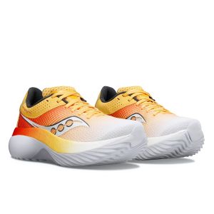 SAUCONY KINVARA PRO Blanche et Jaune pour Femme