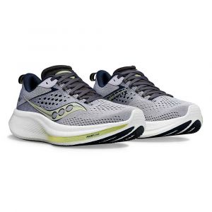 SAUCONY Ride 17 Grise et Verte pour Femme