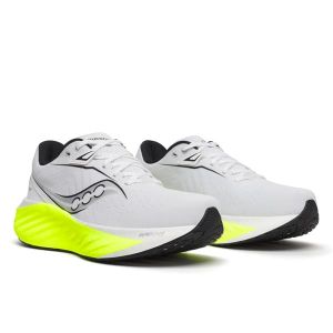 SAUCONY TRIUMPH 22 Blanc Jaune pour HOMME