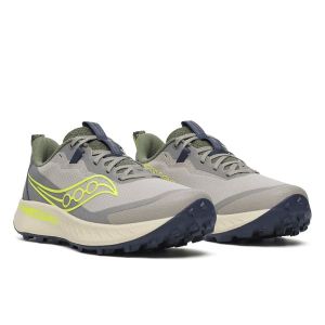 SAUCONY PEREGRINE 15 Gris Jaune pour HOMME