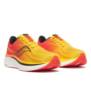 SAUCONY RIDE 18 Orange Rouge pour HOMME